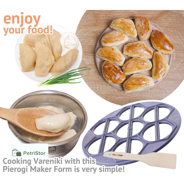 Форма для вареників, пластик,  діаметр 25 см PetriStor