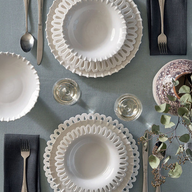 Тарелка суповая La Porcellana Bianca GIULIETTA, фарфор, диам. 23 см