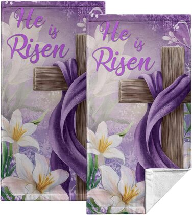 Різдвяні кухонні рушники Kwlegh, рушник для рук, різдвяна ялинка, цукерка-тростина, сніжинка, рушник для пальців, набір з 2 шт. , милий чоловічий банний рушник, високопоглинаючі рушники, 36 x (великодні)