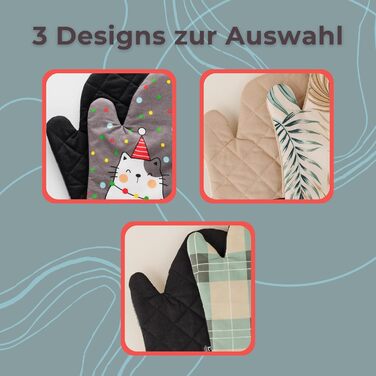 Рукавички для духовки 19 x 30 см, набір 2 предмети, сірий Happy Friends ESSEX