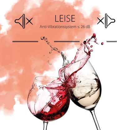 Винний холодильник до 6 пляшок чорний Profi Cook