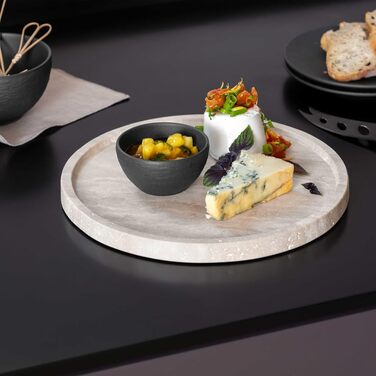 Сервірувальна тарілка 24,5 см, бежевий Travertine Manufacture Villeroy & Boch