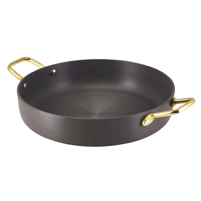 Сковородка для подачи 24*5.5 см, 1.9 л, круглая, алюминиевая, GenWare