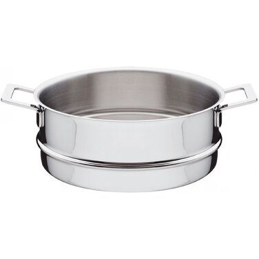 Паровая вставка 24 см металлик Pots & Pans Alessi