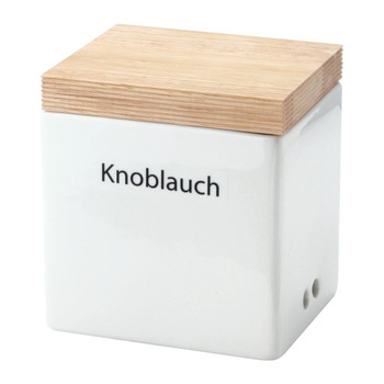 Ємність для зберігання часнику з кришкою 14 x 12 см Continenta