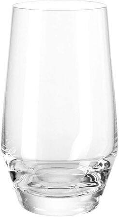 Келихи для рислінгу LEONARDO HOME PUCCINI (набір з 6 шт.) Келихи для вина, стійкі до подряпин (400 мл) Можна мити в посудомийній машині та довговічні Вічні келихи для білого вина Сучасний дизайн Келих для рислінгу Puccini 069540 6 келихів (келих для напої