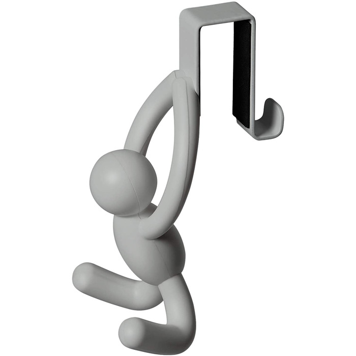 Набір з 2 надверних гачків сірий Buddy Umbra