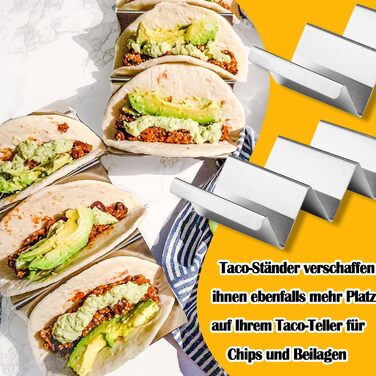 Держатель для тако 22 × 10 x 5 см, набор 2 предмета qhklew