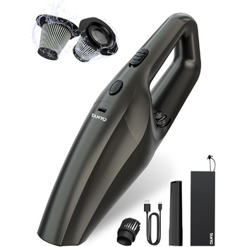 Ручний бездротовий пилосос з акумулятором 80 Вт золотисто-коричневий TANYO