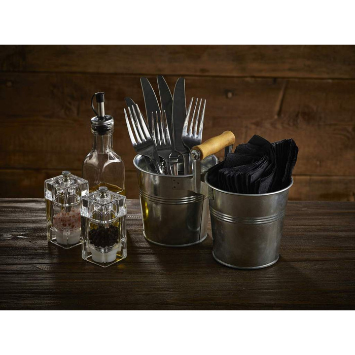 Мельница для соли и перца квадратная, 10 см, акрил, GenWare