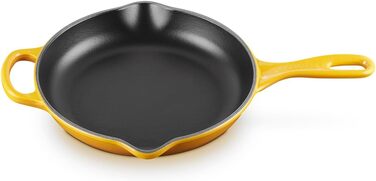 Чавунна сковорода LE CREUSET Signature, кругла, Ø Для всіх типів плит, вкл. підходить для індукції, 1,93 кг, гранат, 20182239490422 (Нектар, 23 см)