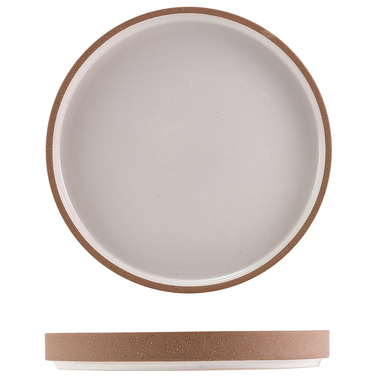 Тарелка презентационная 18*2.3 см с низким вертикальным бортом, Kava Stoneware Raw Wall, GenWare