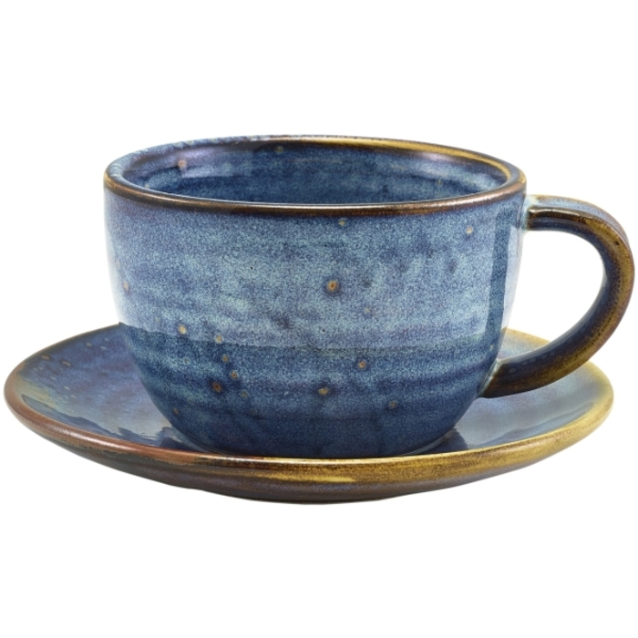 Блюдце 14.5 см, Terra Porcelain Aqua Blue, GenWare