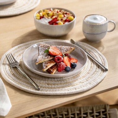 Тарілка 20,1 см бежева Perlemor Villeroy & Boch