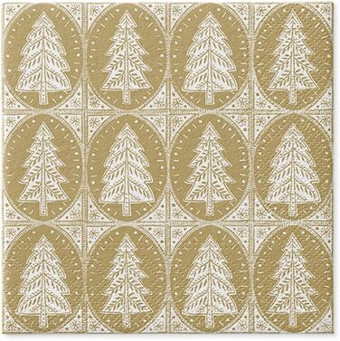 Серветки 3-шарові (33 x 33 см) 20 шт. Різнокольорові паперові серветки, ідеальні для різдвяного столу Серветки - Різдво, зима, зірки, сніг, сніговики (візерунок ялинки)