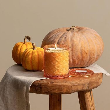 Ароматна свічка La Jole Muse у скляній свічці, подарунок для жінок, ароматичні свічки з сандаловим деревом для дому, час горіння 55 годин, 170 г. (Гарбузовий чай)