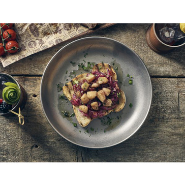 Тарелка круглая 24 х h 4 см, Vintage Steel, GenWare