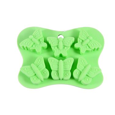 Форма для льоду і шоколаду Fissman 6 осередків Метелики 14x10,5x2 см (6558)