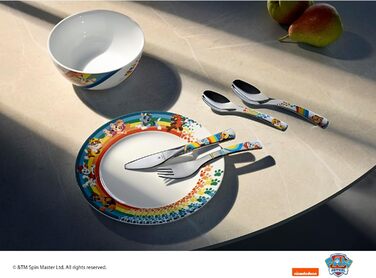 Набір дитячих столових приборів WMF Paw Patrol, нержавіюча сталь, для дітей від 3 років, полірований кромарган, можна мити в посудомийній машині (6 предметів, одинарний)