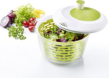 Спиннер для салата 4.4 л, ø 23.5 см, пластик, яблочно-зеленый, 4 шт Westmark