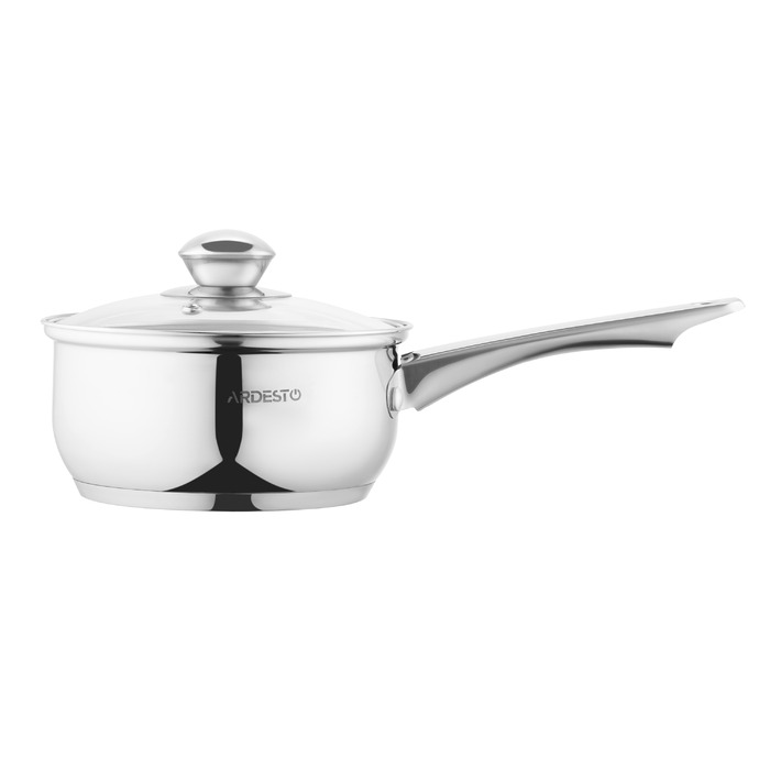 ARDESTO Gemini Ведро для гурманов, стеклянная крышка, 1,4 л, нержавеющая сталь