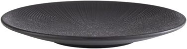 Тарілка меламінова 26 см, чорна NERO APS