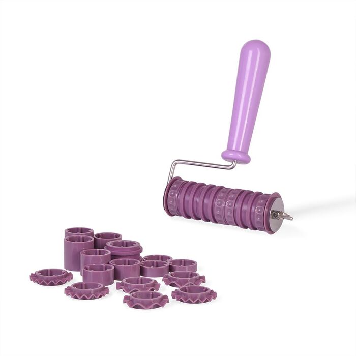 Рельєфний валик для печива і випічки Fissman з візерунками (8454)