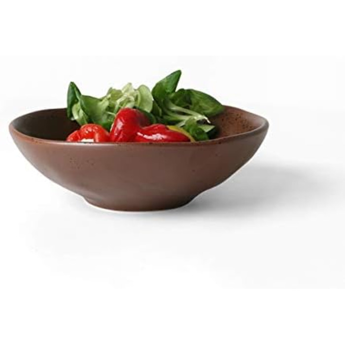Арена Реактивна порцеляна на 4 персони (чаша 0,40 л, коричнева)