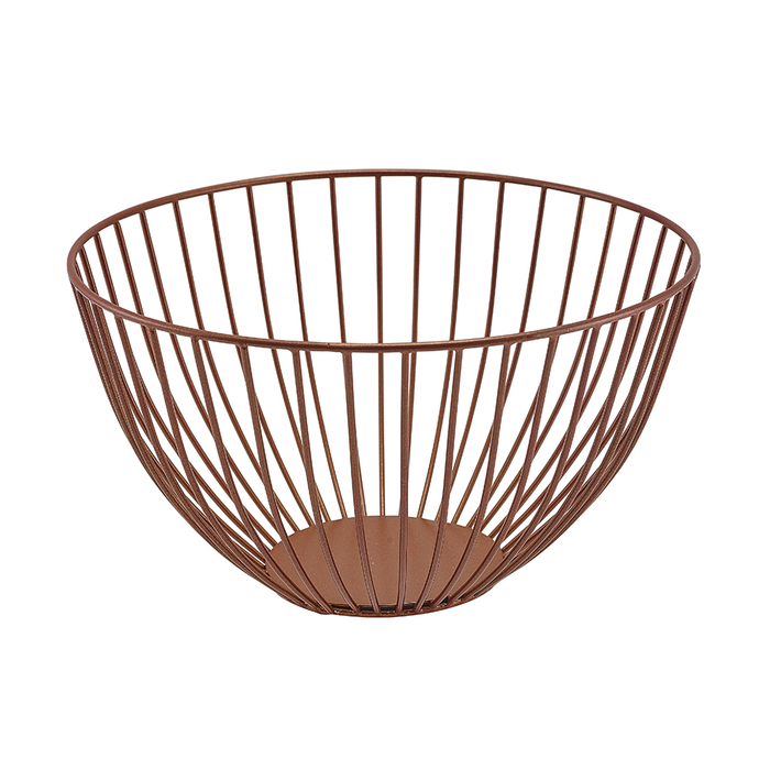 Кошик 24*13 см, мідний, металевий, GenWare