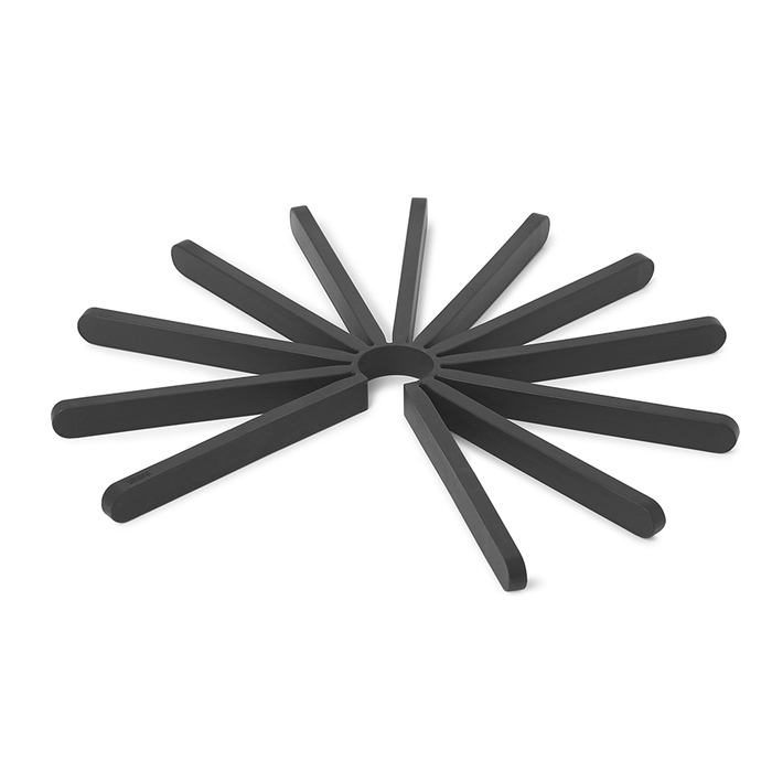 Підставка під гаряче (2 шт) 22,8х1,2х22,8 см чорна Fanfare Umbra