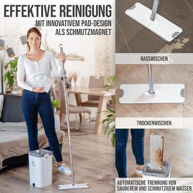 Набір швабри з відром 156 см swoopstop