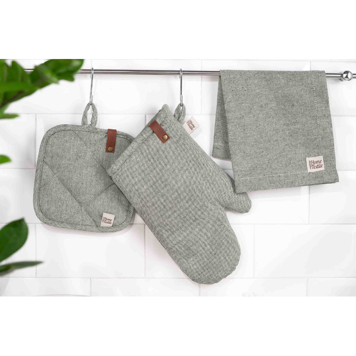 Рукавичка Ardesto Oliver, 18х30см, 100% бавовна, нап-ч: ватин, зелений