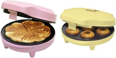 Вафельниця для класичних вафель із серцем та пончиків 700 Вт Bestron