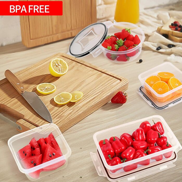 Набір контейнерів з кришками, 18 предметів Skroam