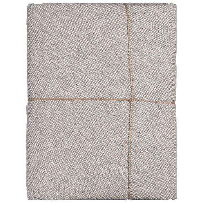 ARDESTO Скатерть Oliver, 136см, 100% хлопок, серый светлый