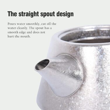 Титановий чайник із заварювальним пристроєм 300 мл iBasingo