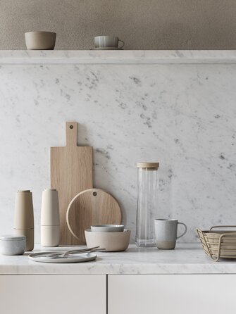 Кружка без ручки 0,25 л серая Sablo Blomus