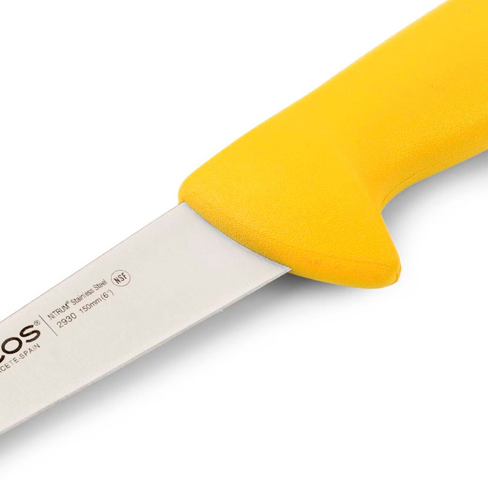 293000 Ніж м`ясника 150 мм серія '2900' жовтий