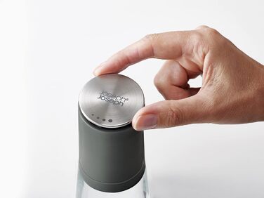 Млин для солі та перцю, набір 2 предмети, чорний/сірий Duo Joseph Joseph