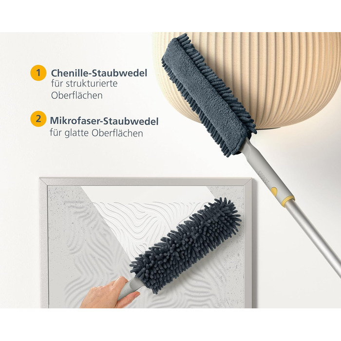 Щітка для витирання пилу 3 в 1 з футляром для зберігання 53x8x4 см Joseph Joseph