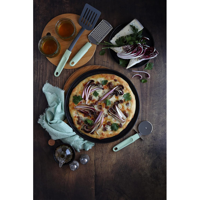 Ніж для піцци 20 x 7,5 см зелений Ecolution Fackelmann