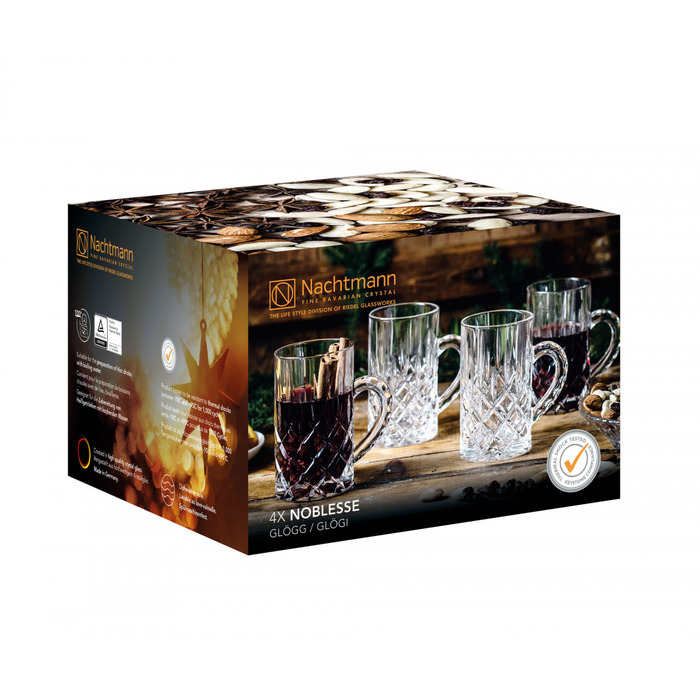 Набор кружек для глинтвейна 0,25 л, 4 предмета, Noblesse Nachtmann