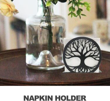 Підставка для серветок чорна VILLCASE