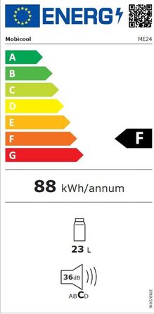 Холодильник Mobicool, синій, 26 літрів (ME24)