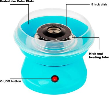 Машина для цукрової вати, синього кольору Sporgo