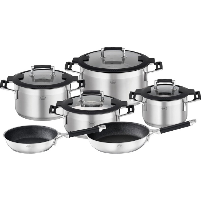 Набір каструль 10 предметів Silence Pro Rosle