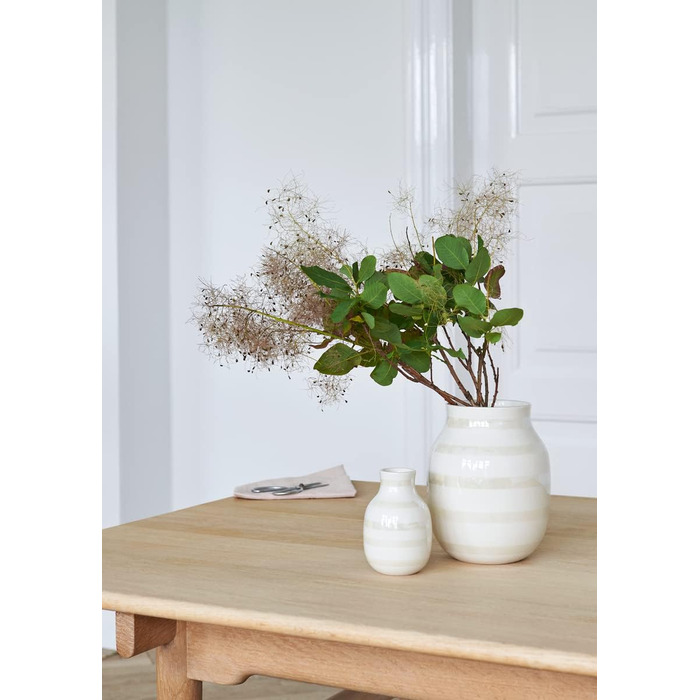 Ваза 12,5 см біло-срібляста Omaggio Kähler