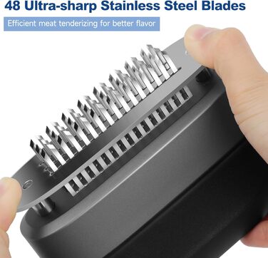 Пресс для мяса со 100 игольчатыми лезвиями из нержавеющей стали hogance