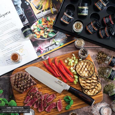 Подарунковий набір спецій ручної роботи, 24 спеції з усього світу (набір) - Літній подарунок та ідеальний подарунок для барбекю Новий дім, вітання, дружба, одужання, Deluxe Selection 24, 24 спеції (73511) (Deluxe Selection, 24 спеції (73522)), 24 -