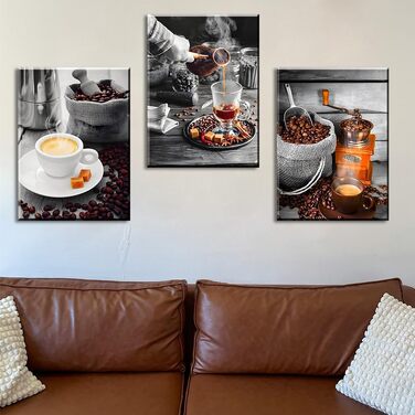 Настінні картини сучасні 30 x 40 см без рамки, 3 шт. burkfeeg